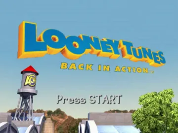 Looney Tunes - Back in Action screen shot title